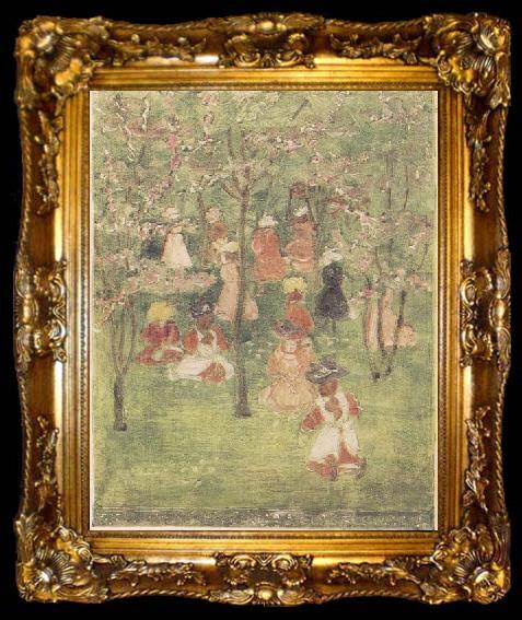 framed  Maurice Prendergast Spring in Franklin Park, ta009-2